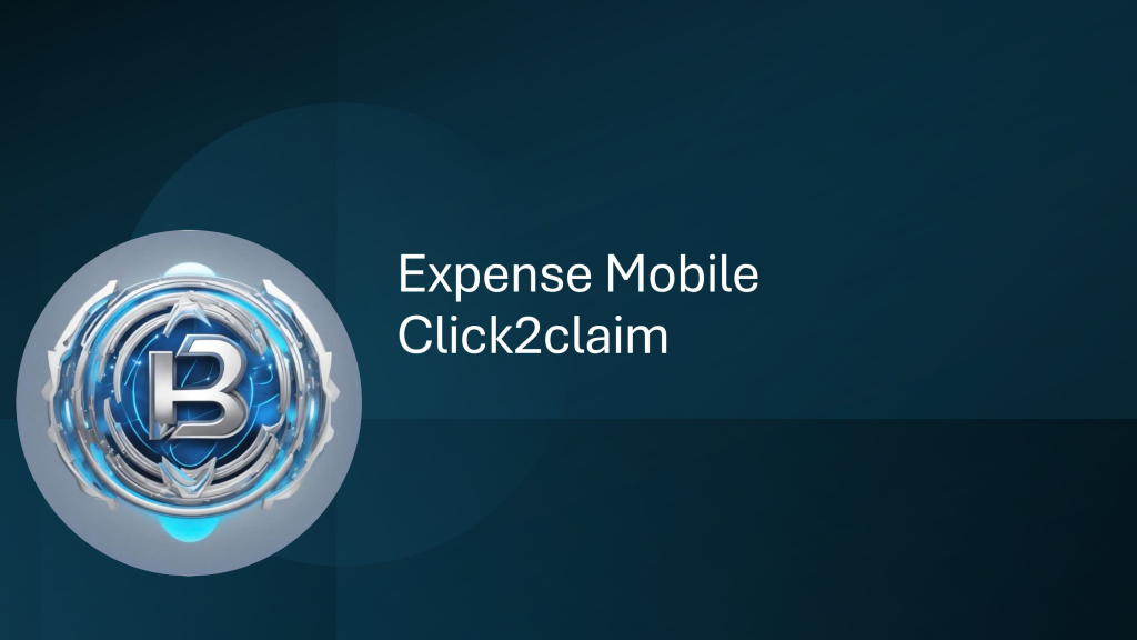 Click2Claim — Expense Mobile splash